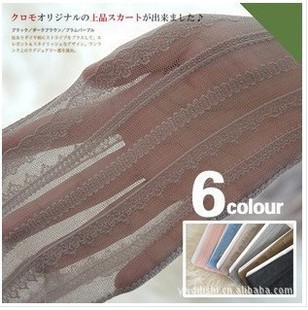 Super Pretty Lace Vertical Stripe Sexy Stocking Ultra-thin Transparent Tights Free Shipping
