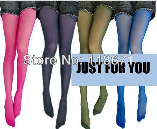 Super sexy colored Stockings Pantyhose candy color microlens Leggings