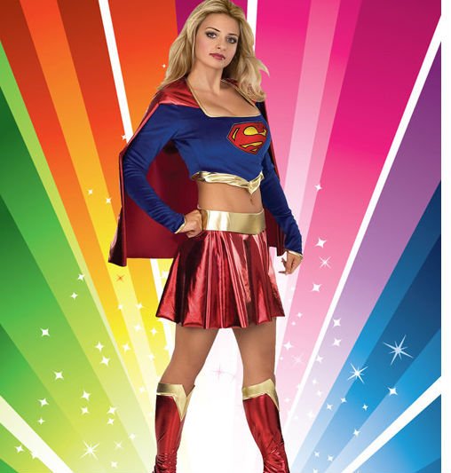 Supergirl air role playing suit uniform temptation batman Halloween costumes wholesale