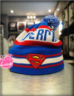 Superman super man beanie knitted hat bboy cold cap hiphop hip-hop hat knitted winter hat