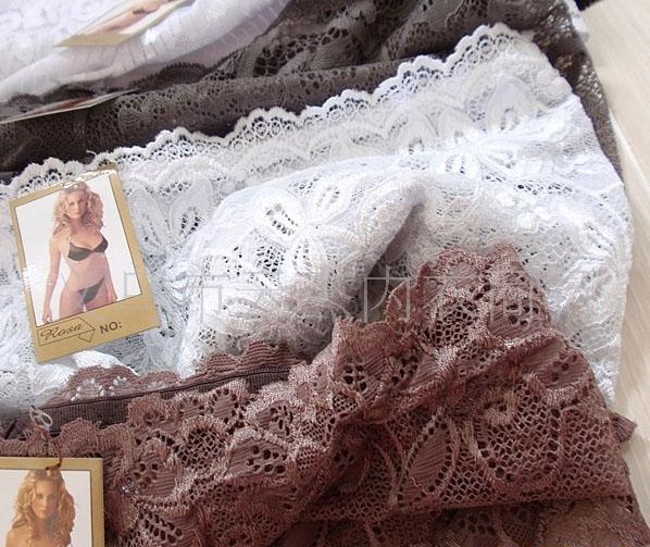 Supply lady's lace underwear straight Angle inventory foreign female underwear woman sexy lace underwear straight Angle