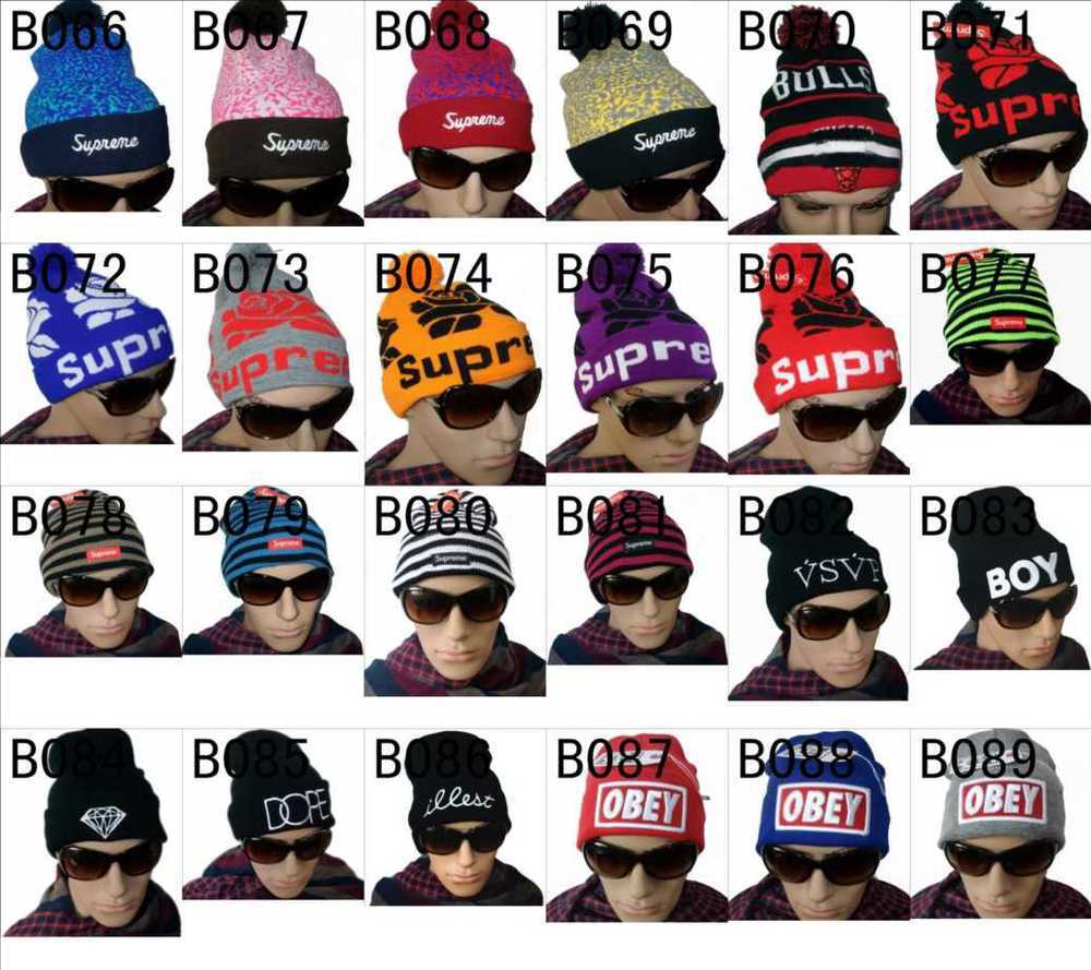 Supreme Beanies hats diamond, dope , obey, Pink Dolphin , YMCMB,COMME DES FUCKDOWN One size fits sports caps mix order accept