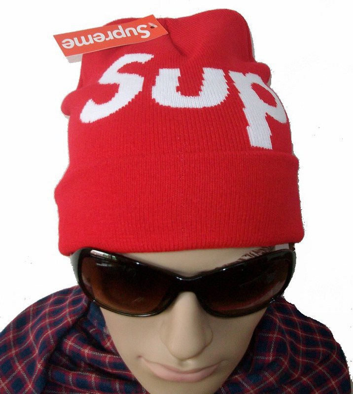 Supreme Big Logo Beanie Hats one fit all fashion hearwear red caps Are Extremely Loved By People Being A New Fashion Trend