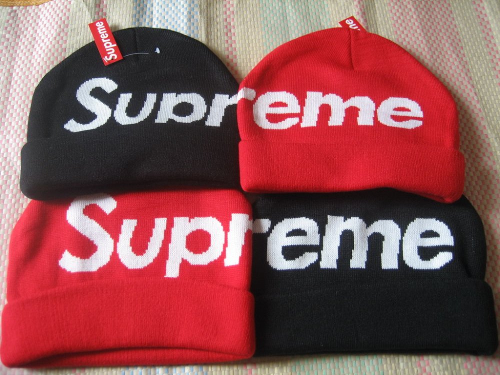 supreme cuffed beanie,supreme box logo hat,beanie,5 pcs/lot,red black blue gray for choice,4 colors mixed order,free shipping