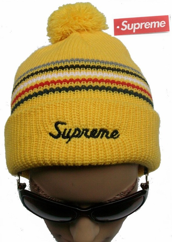 supreme loose gauge stripe beanie 5 colors cheap selling online  freeshipping
