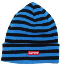 Supreme Strip Beanie hats classic men's caps red black white green brown blue cheap selling online freeshipping