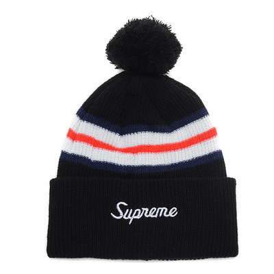 Supreme Stripe  Beanie Hats  new arrival ball  sports caps black  top quality  freeshipping