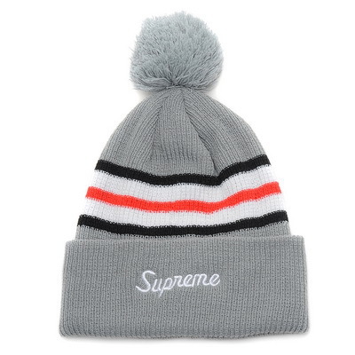 Supreme Stripe sports Beanie Hats new arrival ball sports caps Being A New Fashion Trend Grey freeshipping