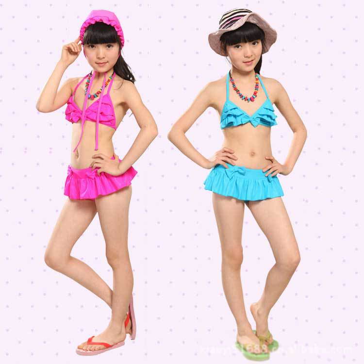 SW03 swimsuit Girls tankinis set  swimwear suitable for girls 95cm to 155cm Free shipping