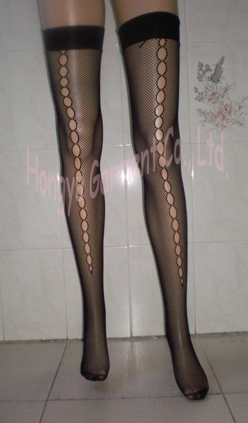 SW22 wholesale&retail FISHNET THIGH-HIGH Stockings TALL Holy DESIGN Pattern ELASTIC Top  Free shipping $5 off per $50 order
