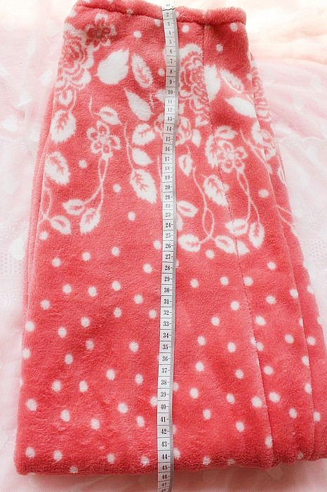 Sweet dot coral fleece comfortable home sleepwear trousers autumn and winter thermal