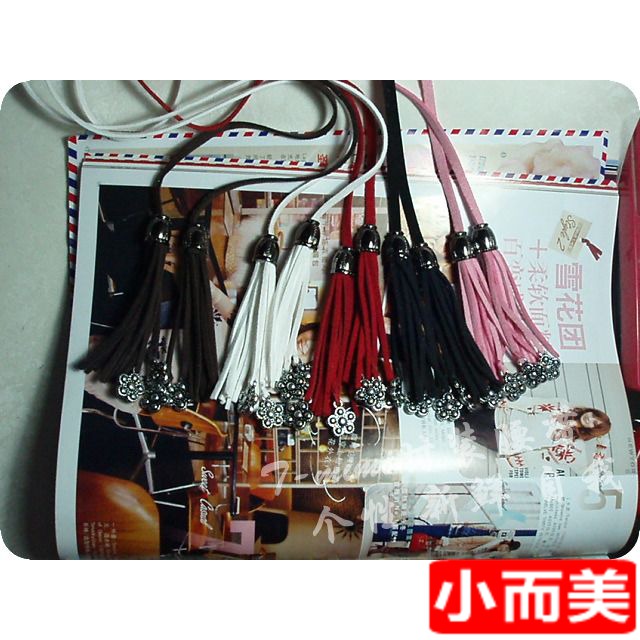 Sweet leather tassel waist decoration waist rope belt ultrafine women's skirt belt decoration