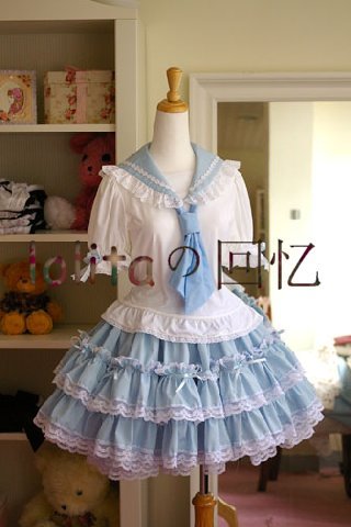 Sweet Love Lolita school uniform set