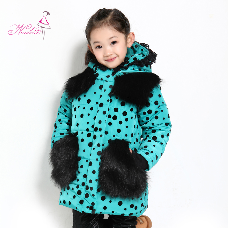 Sweetheart children's clothing 2012 winter new arrival medium-large female child wadded jacket child thickening plus velvet