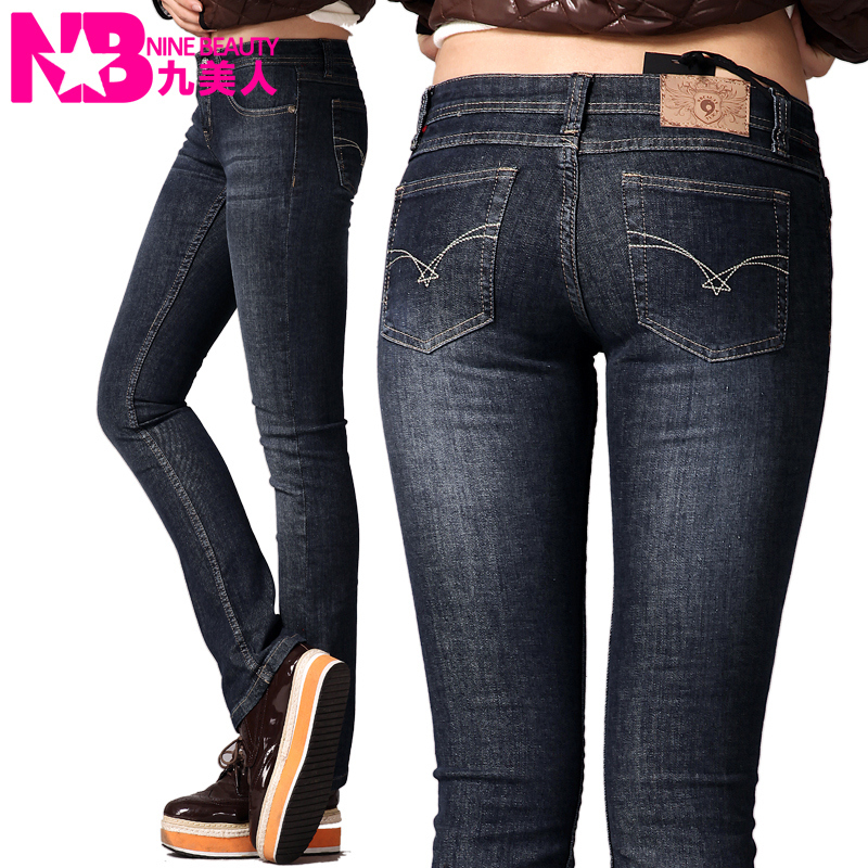 Sweets 2012 spring and autumn women's trend slim butt-lifting low-waist bell-bottom jeans