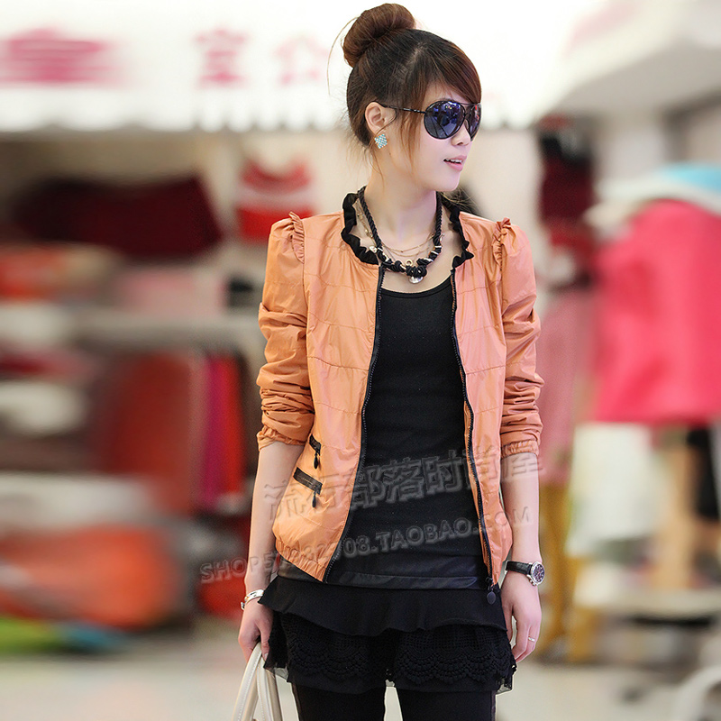 Sx319 spring 2013 women's jacket short jacket spring and autumn long-sleeve thin outerwear cardigan female