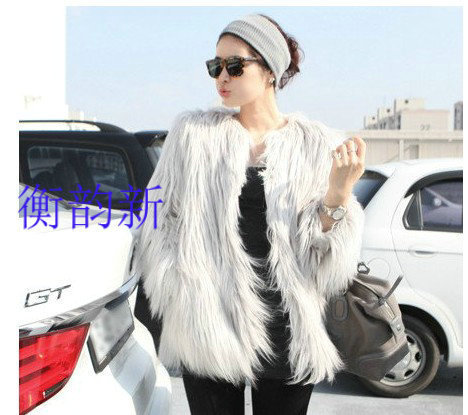 Sz faux outerwear short design long-sleeve cardigan