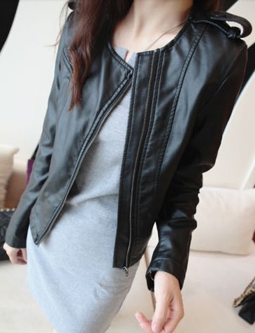 Szz 2013 spring formal ol slim brief elegant leather clothing