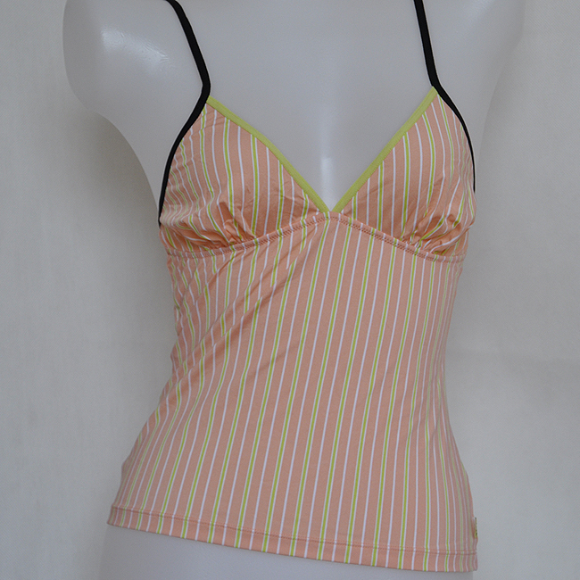 TANG 70 lkw women's stripe polyester cotton basic vest lingerie spaghetti strap vest