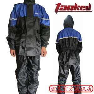 Tank motorcycle set water-resistant waterproof ride split raincoat casual sports rain pants