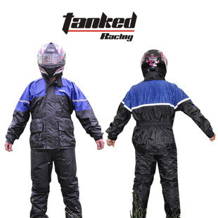 Tank raincoat outdoor protection windproof breathable wicking trc16 blue