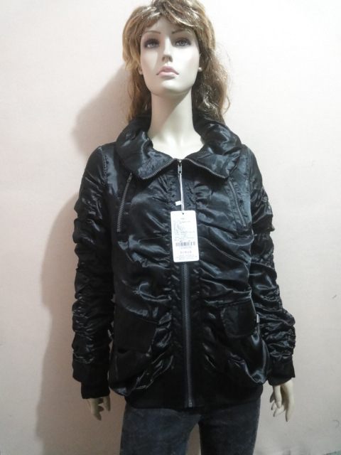 TD1041 Women top wadded jacket casual thin cotton-padded jacket stand collar 2012