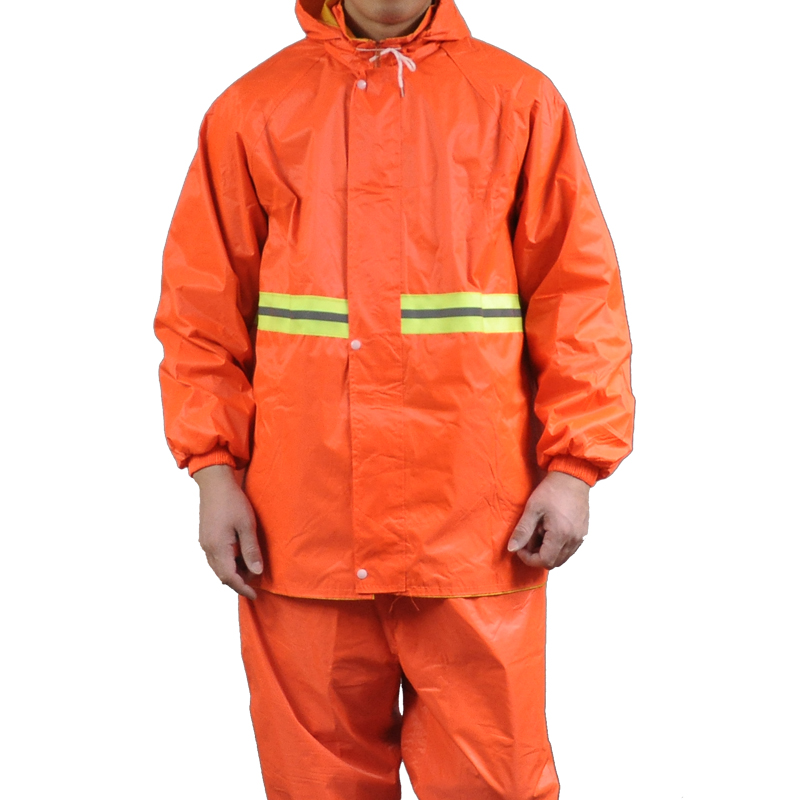 Teehan Burberry thickening electric bicycle night raincoat rain pants set split neon raincoat yy7015