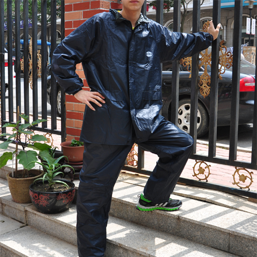 Teehan reversible waterproof raincoat set split raincoat yy7013