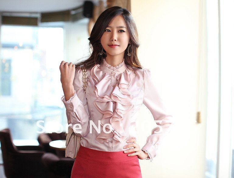Temperament OL white-collar female temperament  shirt,Lady shirt,Fashion blouses