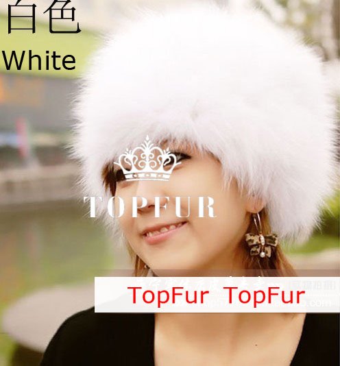 TF066 Free shipping to EMS!Fox Knit hat/Ladies fur hat/thickened fox fur/retail/wholesale