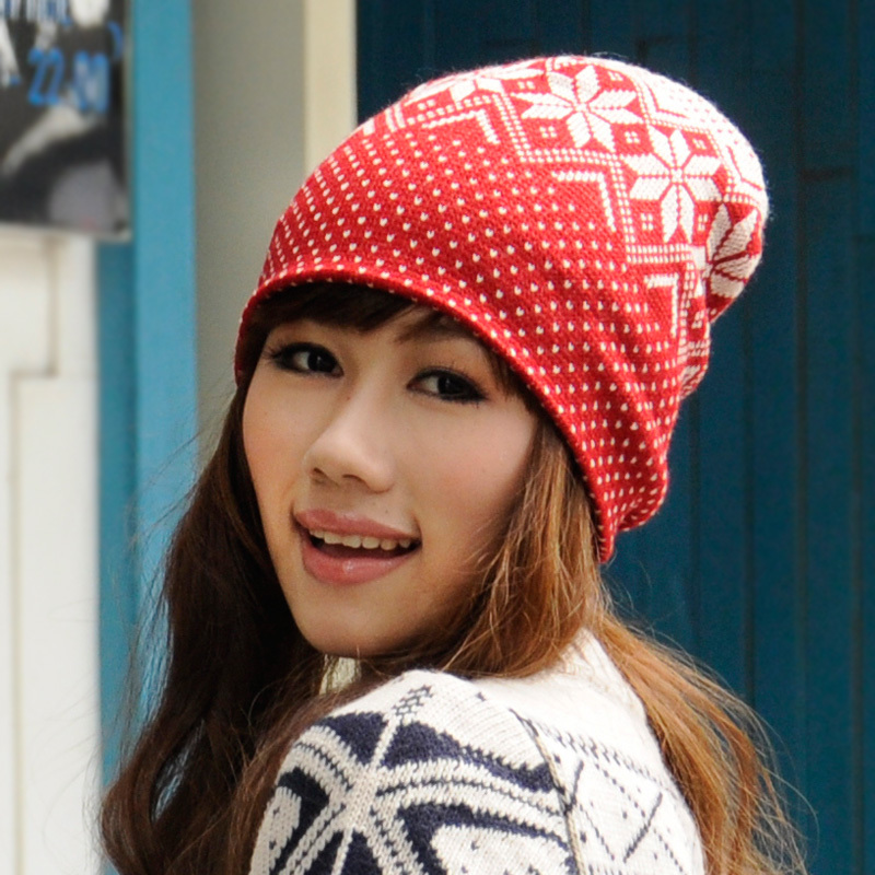 Thantrue 2012 autumn and winter lovers knitted women's toe cap covering cap knitted hat