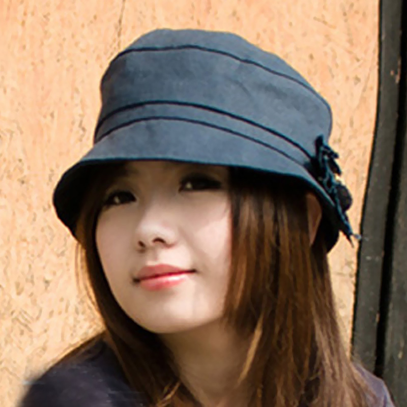 Thantrue autumn summer outdoor sun-shading bucket hats women's 100% cotton flower hat dome fashion bucket hat