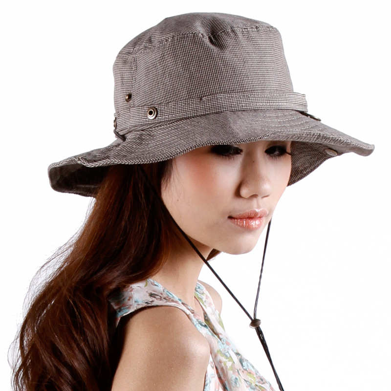 Thantrue babsbergs nebat cap summer autumn fashion houndstooth 100% cotton women's hat outdoor jungle sunbonnet