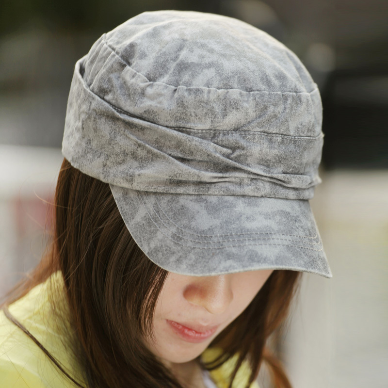 Thantrue lovers navy cap 2013 summer pleated women's 100% flat cotton cap