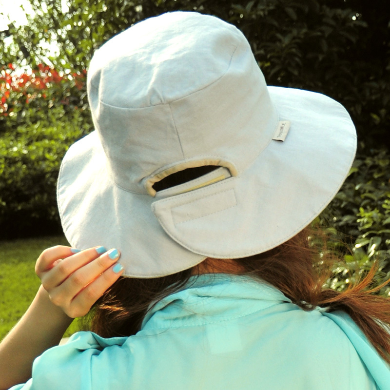 Thantrue women's sunbonnet sun summer fluid double faced hat brief paintless millinery