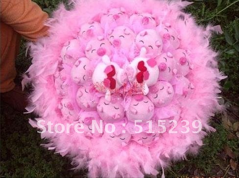 The 24 little pigs cartoon bouquet wedding gift ideas /Wedding Bouquet/party gift+free shipping  D928