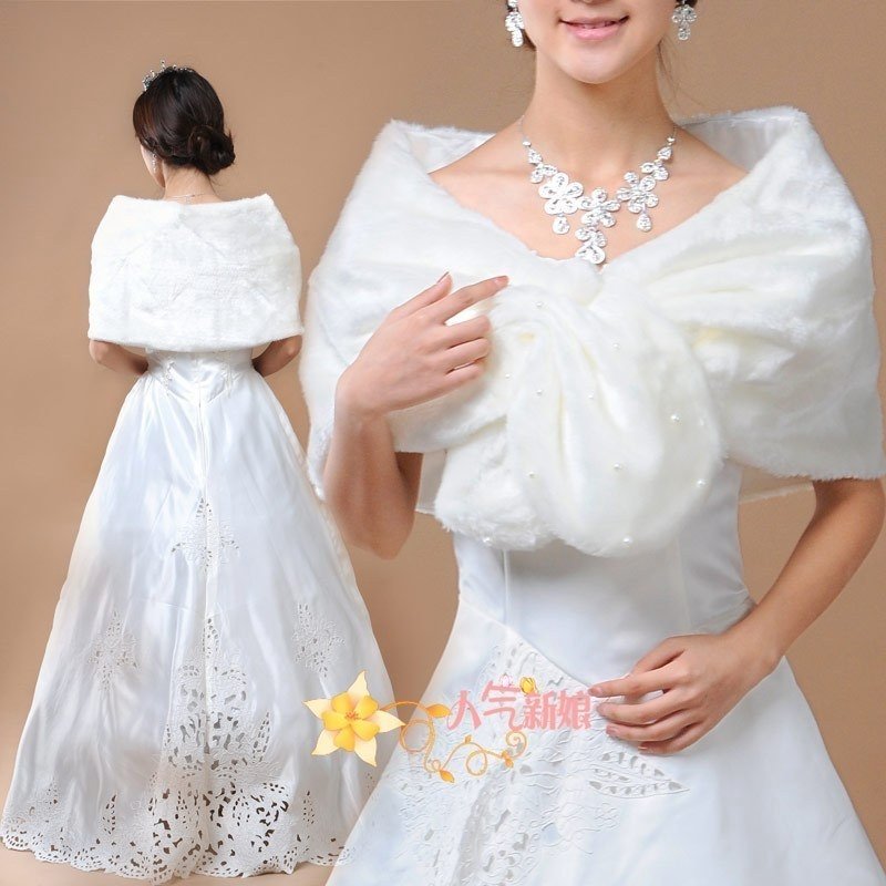 The bridal wedding accessories, wedding  shawl winter shawl PJ711