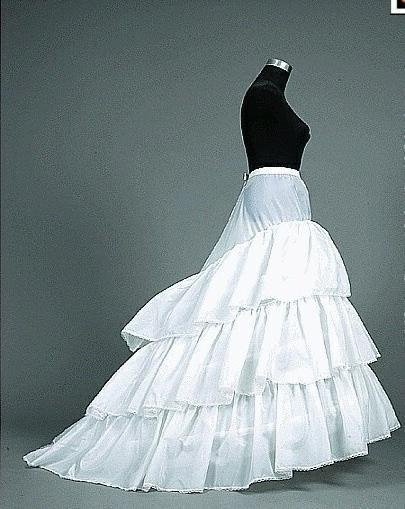 The bride petticoat skirt hoop skirt lining three layer 3 leaves petticoat