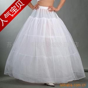 The bride skirt wedding panniers formal dress wire yarn q307 big