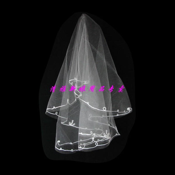 The bride wedding accessories unique veil 1.5 meters veil tsh023 bridal veil