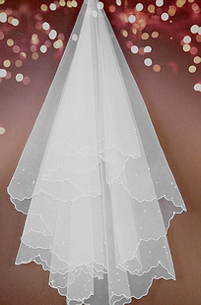 The bride wedding dress accessories veil outdoor bride veil