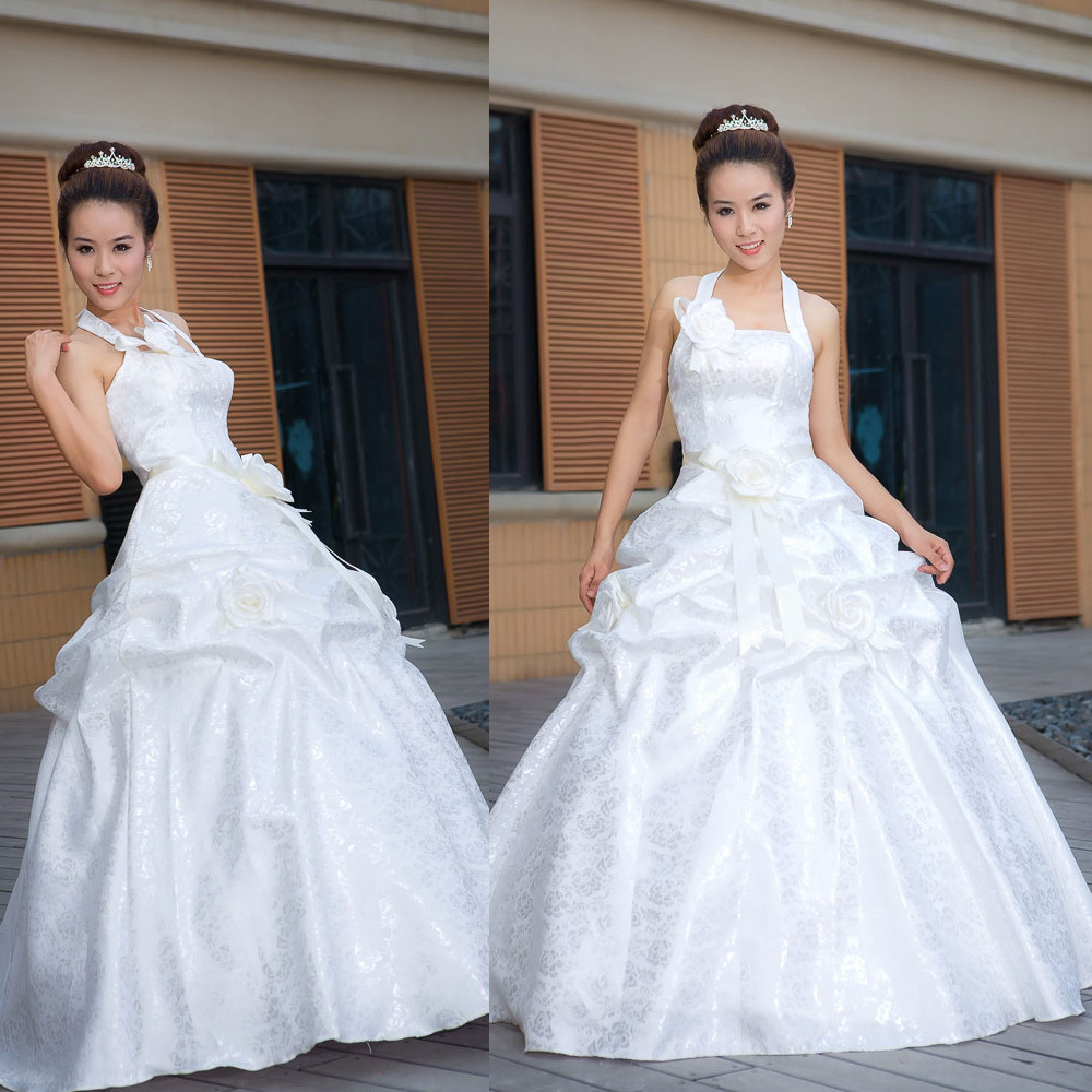 The bride wedding dress fairy tale princess wedding dress wedding dress