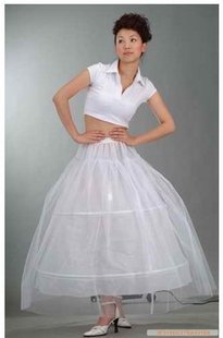 The bride wedding dress formal dress accessories wire single tier tulle dress 2012 married the bride pannier