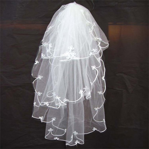 The bride wedding dress formal dress cheongsam wedding accessories bridal veil line wedding dress veil ts816