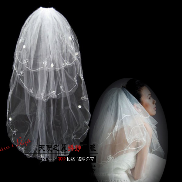 The bride wedding dress formal dress veil bridal veil wedding dress veil ts14