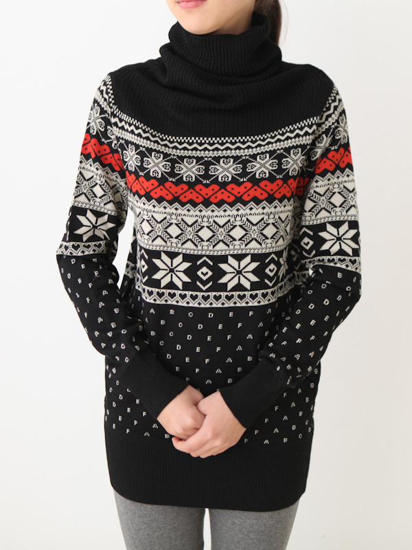The casualness heap turtleneck sweater thin all-match three-color y-46