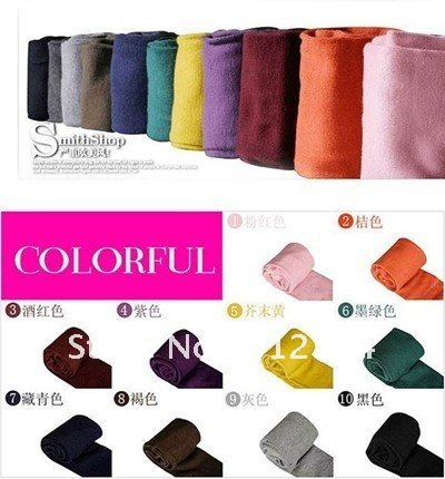 The COMME thicker winter candy tide color thinner legs pantyhose