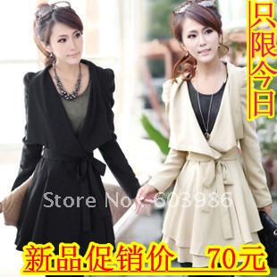 The fashionable coat of the new 2012 free shipping