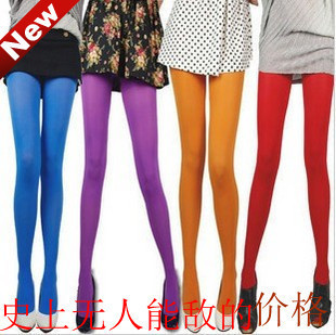 The free shipping Flax 2012 pantyhose color female socks Leggings thickening fashion stockings 13pcs/lot wholesale