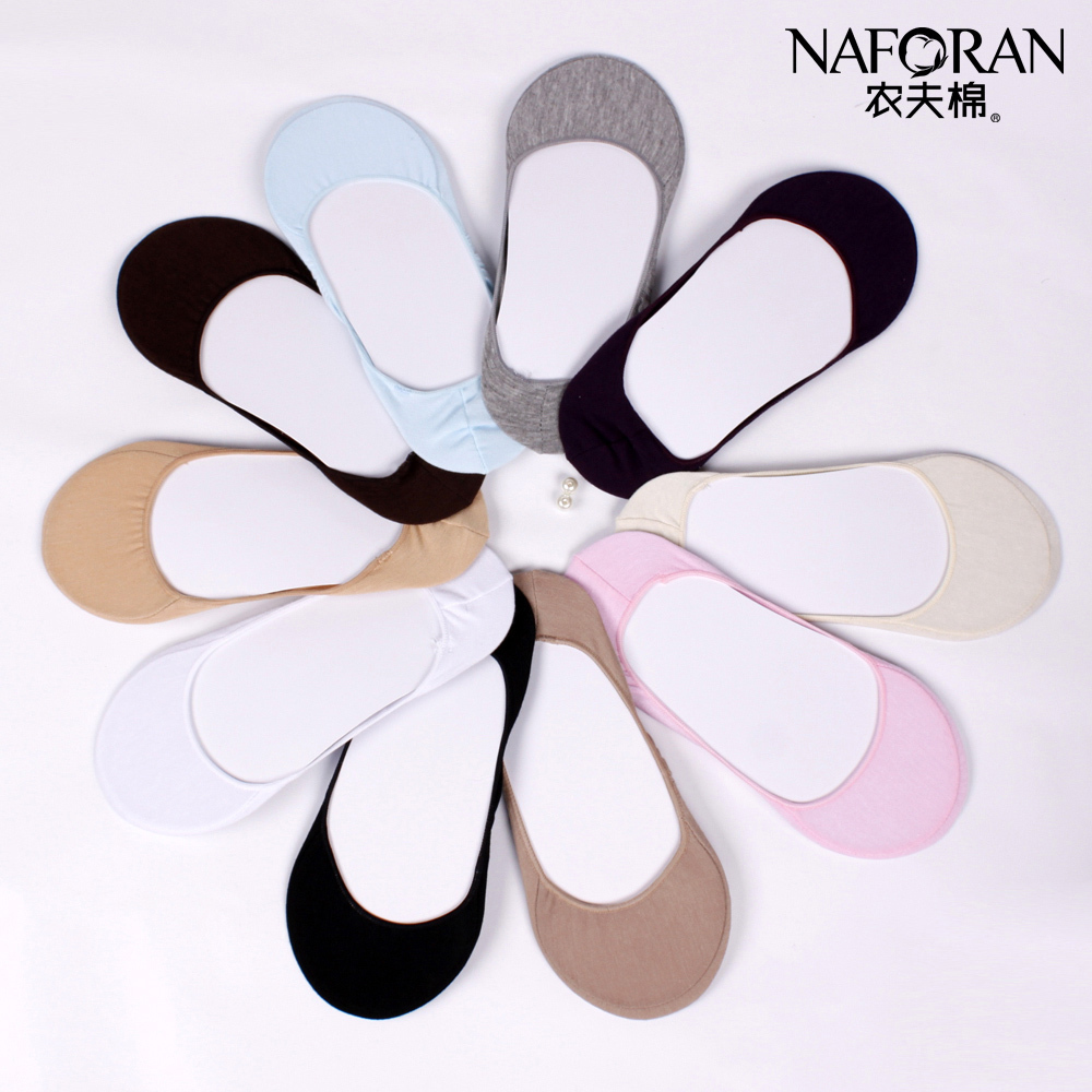 The husbandman cotton candy color breathable socks women's invisible sock slippers shallow mouth sports basic short socks 1889 -